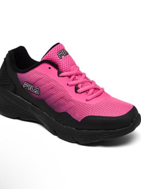 Fila Shoes - Fila Women's Hot Pink bold statement Memory Maranello running Sneakers